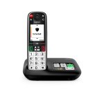 Gigaset EASY 500A Telefono analogico/DECT Identificatore di chiamata Nero, Argento