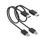 Hamlet HVCHDM-WFHD cavo e adattatore video 0,6 m HDMI tipo A (Standard) USB tipo A Nero