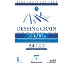 Dessin à Grain bloc spiralé 30F A4 180g