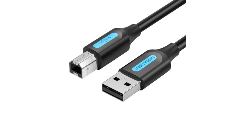 Vention Cable USB 2.0 Impresora COQBF/ USB Tipo-B Macho - USB Macho/ 1m/ Negro