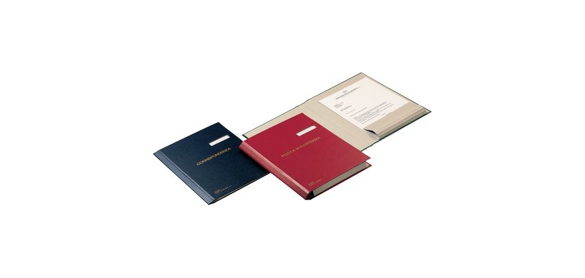 Fraschini Document Folder 600 Finta pelle Rosso 340 x 240 mm