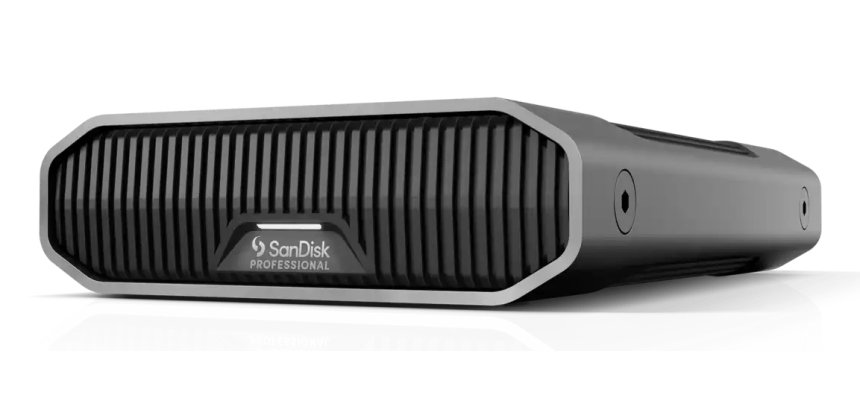 SanDisk G-DRIVE disque dur externe 26 To 7200 tr/min USB Type-C 3.2 Gen 2 (3.1 Gen 2) Acier inoxydable