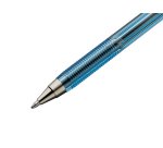 Stylo-bille pilot bp-s écriture moyenne 0.5mm encre douce pointe indéformable rechargeable corps translucide noir