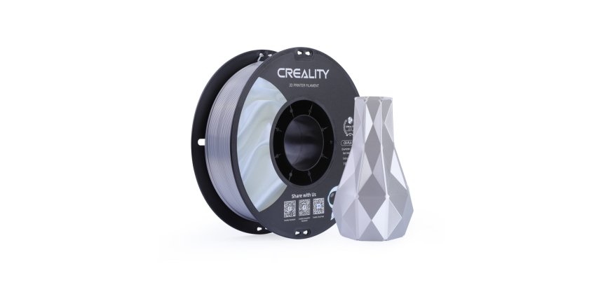 Creality 3D Filament PLA 1.75mm Silk Silver 1kg