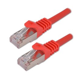 MCL FCC7BMSHF-2M/R câble de réseau Rouge Cat7 S/FTP (S-STP) Rond