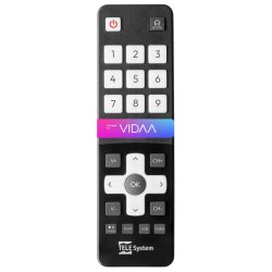 TELE System 58035024 remote control TV Press buttons