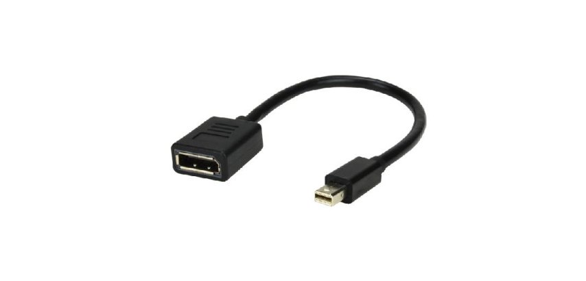 MCL MC396-0.15M câble DisplayPort 0,15 m Mini DisplayPort Noir
