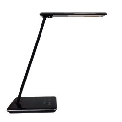 Lampe de bureau led Unilux linka noir prise europe