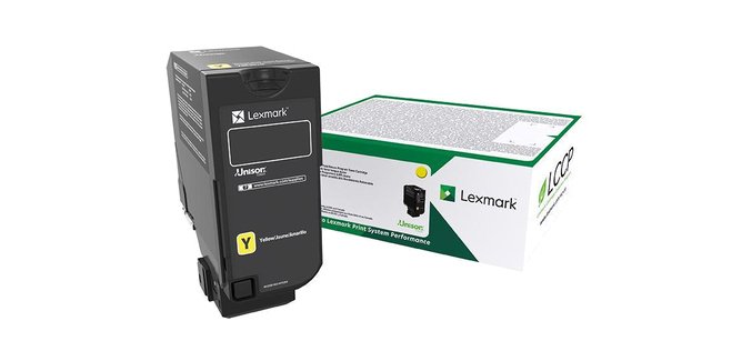 Lexmark 75B20Y0 cartuccia toner 1 pz Originale Giallo
