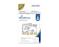 MediaRange MRBTZ241 labelprinter-tape Zwart op blauw