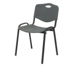 PIQUERAS Y CRESPO NOWY STYL Pack 2 sillas Iso plastic PVC gris Hard seat Hard backrest