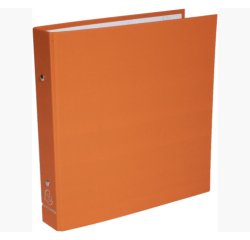 Classeur rembordé polypropylène format ecolier 2 anneaux 30mm - 230x215mm - Couleurs assorties