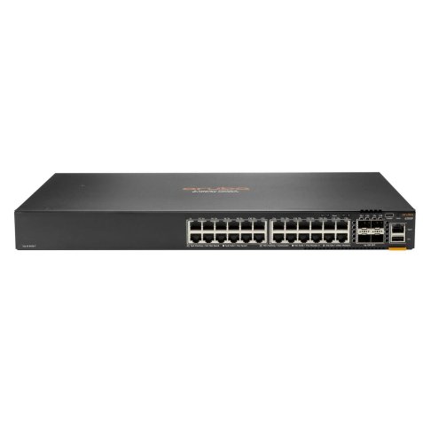 HPE Aruba Networking CX 6200F 24G Class-4 PoE 4SFP+ 370W Géré L3 Gigabit Ethernet (10/100/1000) Connexion Ethernet, supportant l'alimentation via ce port (PoE) 1U