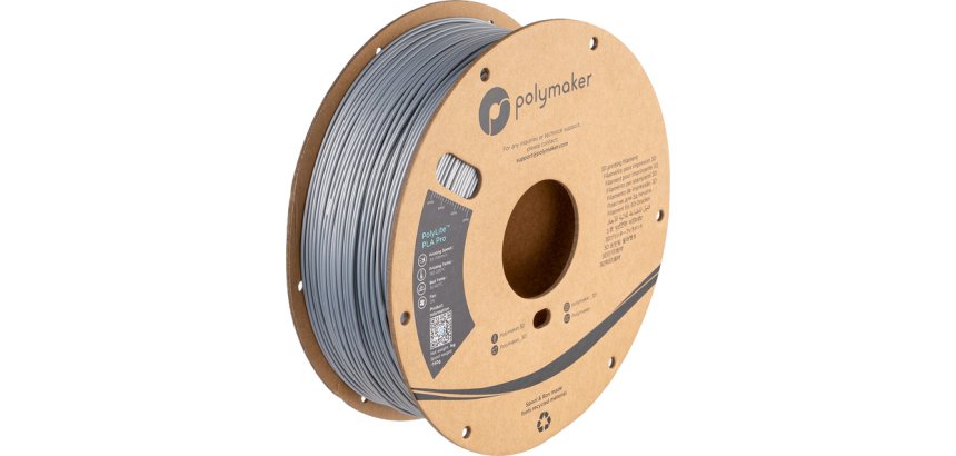 Polymaker PA07007 3D-printmateriaal Polymelkzuur Metallic zilver 1 kg