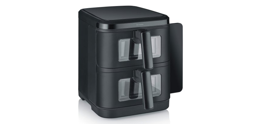 Severin FR 2468 Double 11 L Stand-alone 2800 W Hot air fryer Black
