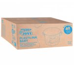 Pate a modeler jovi plastilina baby super souple  coloris assortis kit scolaire 40 pains 38g