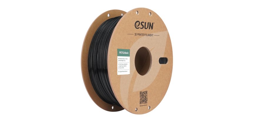 eSUN PETG-Basic PETg (polyethylene terephthalate glycol-modified) Black 1 kg