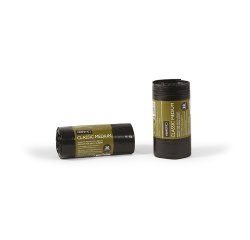 Sacchi per rifiuti Classic Small - 55x70 cm - 45 L - 10 micron - nero - Perfetto - rotolo da 20 sacchetti