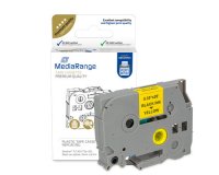 MediaRange MRBTZ621 labelprinter-tape Zwart op geel TZ/TZe