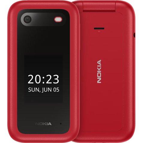 Nokia 2660 7,11 cm (2.8") 123 g Rosso Telefono cellulare basico