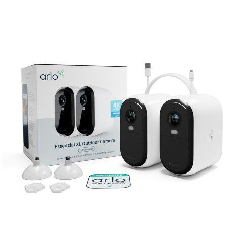 ARLO Caméra de surveillance Pack de 2 Caméras Essential 2 VMC2252-100EUS