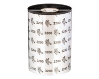 Zebra 3200 Wax/Resin cinta térmica 74 m Negro