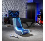 X Rocker 2022085 Videospielstuhl Konsolenspielstuhl Gepolsterter Sitz Blau