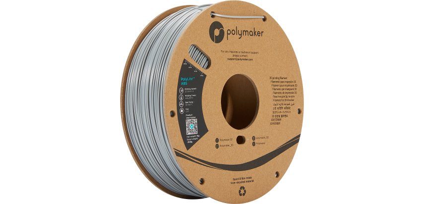 Polymaker PE01003 3D Printing Material ABS Gray 1 kg