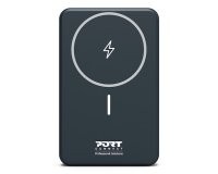 Port Designs 907005 banque d'alimentation électrique Lithium Polymère (LiPo) 10000 mAh Recharge sans fil Noir