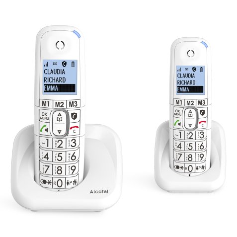 Alcatel XL785 Voice Duo NEU Analog/DECT telephone Caller ID White