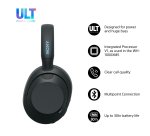 Sony ULT WEAR - Wireless Bluetooth Headphones with ULT POWER SOUND, Ultimate Deep Bass, Noise Cancelling, Clear Call Quality, Up to 30hr Battery Life, IOS & Android