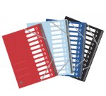Trieur standard Oxford A4 12 positions couverture carte