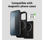 Intenso MW5000 Magnetic Power Bank 5000 mAh – MagSafe Compatible, 15W Wireless Charging, 20W USB-C PD, Slim & Compact – Tested in Germany – Champagne
