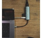 XtremeMac dockingstation USB Type-C 5000 Mbit/s Grijs