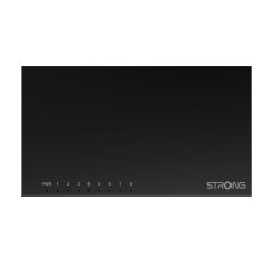 Strong SW8000M network switch Gigabit Ethernet (10/100/1000) Black