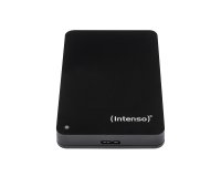 Intenso Disco rigido esterno (2,5 pollici), 500 GB, 5400 giri/min, 8 MB cache, USB 3.0, ricondizionato certificato, nero