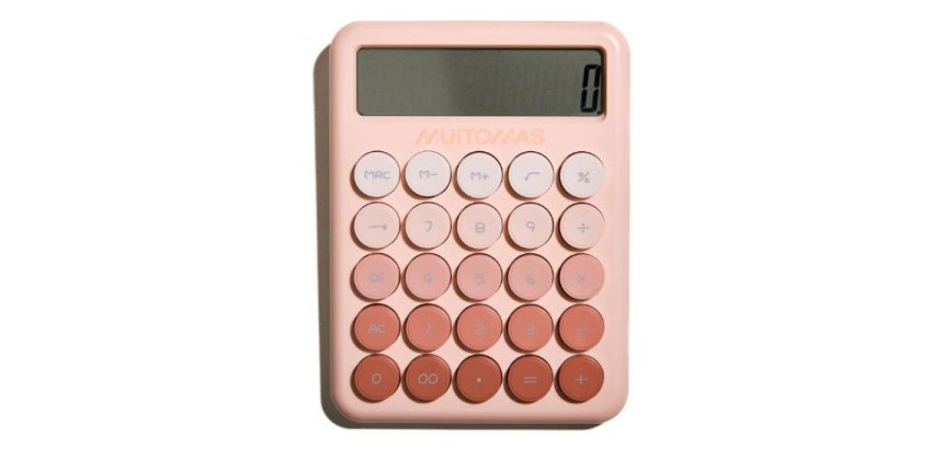 Muitomas CALCULATORPK calcolatrice Desktop Calcolatrice di base Rosa