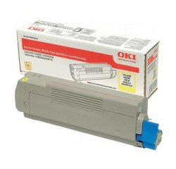 OKI - jaune - original - cartouche de toner