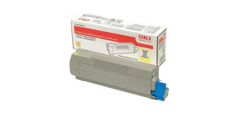 OKI - jaune - original - cartouche de toner