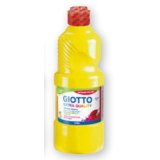 Gouache giotto flacon 500ml coloris jaune