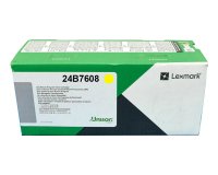 Lexmark 24B7608 toner cartridge 1 pc(s) Original Yellow