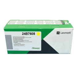 Lexmark 24B7608 toner cartridge 1 pc(s) Original Yellow