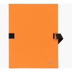 Chemise dos extensible papier - 24x32cm - Orange