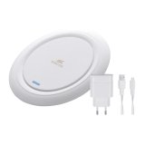 Rivacase VA4914 mobile device charger Smartphone White USB Wireless charging Indoor
