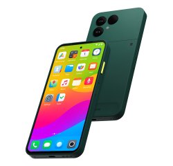 Fairphone The (Gen 6) 16 cm (6.31") Double SIM Android 15 5G USB Type-C 8 Go 256 Go 4415 mAh Vert