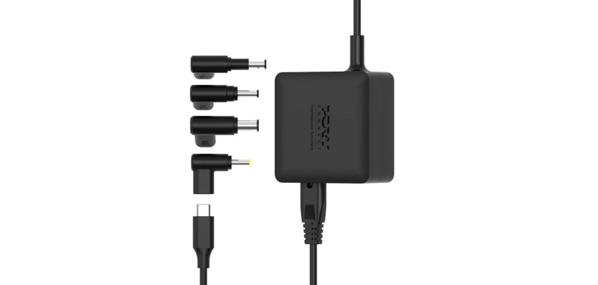 Port Designs 904065HPEU adaptateur de puissance & onduleur Intérieure 65 W Noir