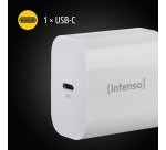 Intenso POWER ADAPTER USB-C/7802012 Universale Bianco AC Ricarica rapida Interno