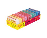 Pâte à modeler jovi plastilina végétale assortiment 10 pains 50g