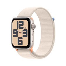 Apple Watch SE OLED 44 mm Numérique 368 x 448 pixels Écran tactile Beige Wifi GPS (satellite)