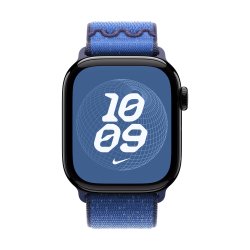 Apple Nike Sport Loop Bande Bleu Nylon, Polyester recyclé, Spandex